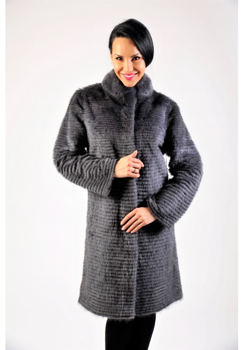 Dámsky kabát  17-105 grey